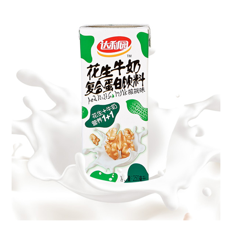 达利园花生牛奶核桃味250ml*12盒 原味奶饮料 含糖高清大图