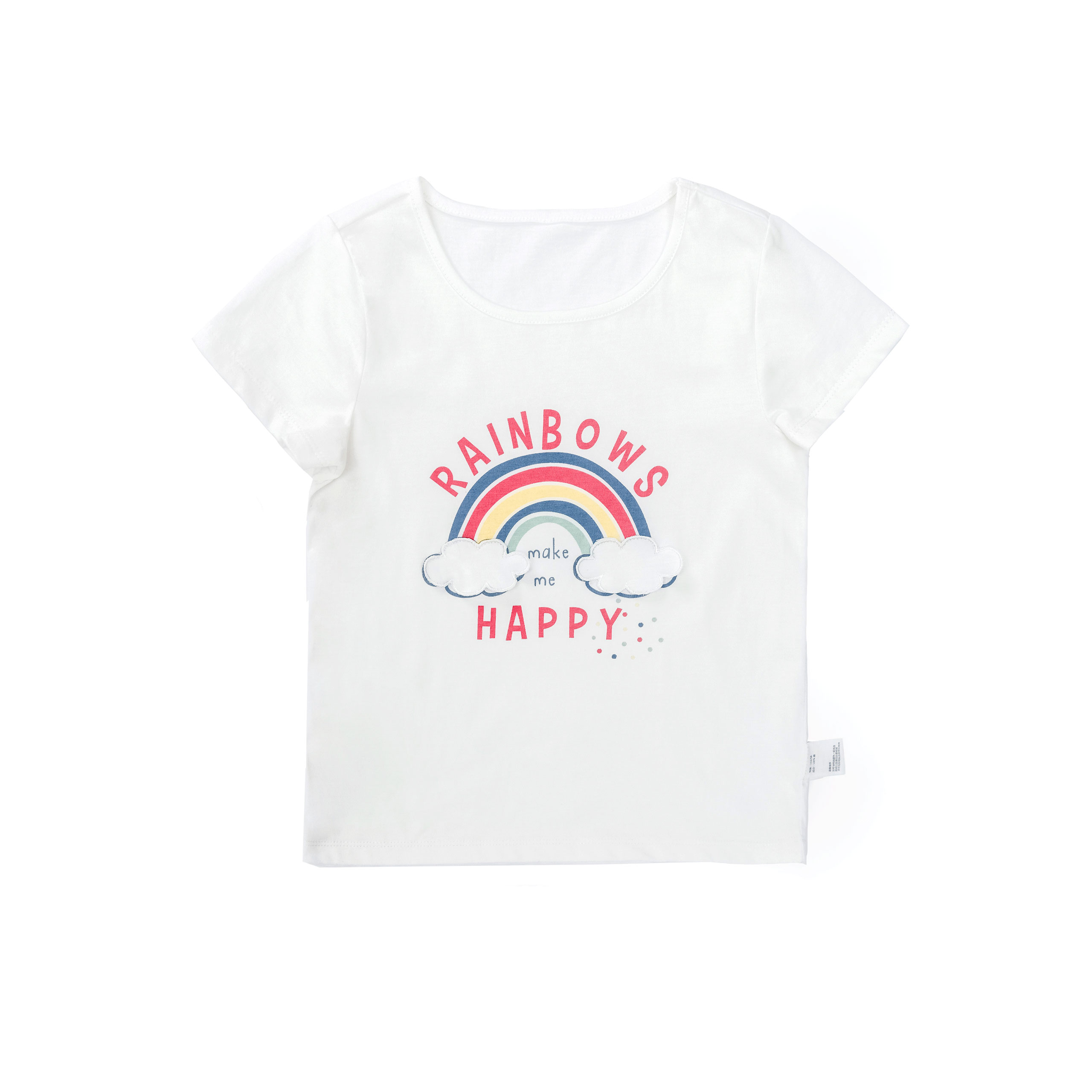 chic简约字母印花短袖女夏季韩版小个子宽松百搭露脐内搭t恤上