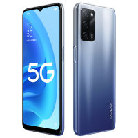OPPO A55 4GB+128GB 轻快蓝 双模5G智能手机 7nm天玑700芯片 6GB大运存 侧边指纹 5000mAh大电池 游戏拍照手机