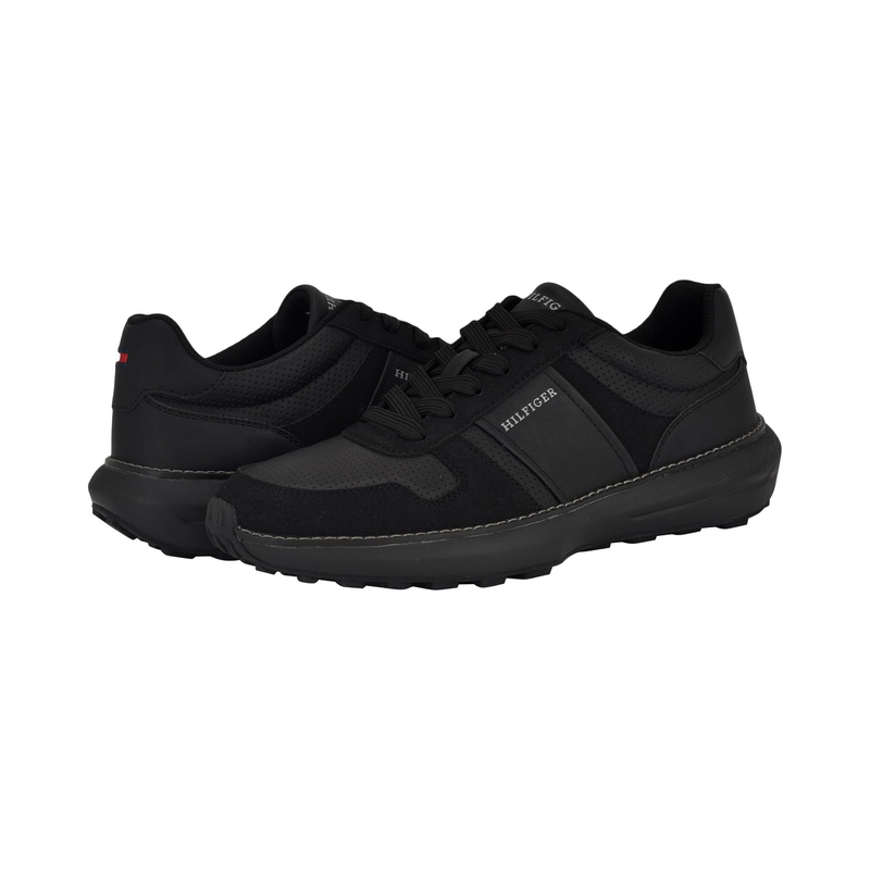 TOMMY HILFIGER环保再生材质男鞋舒适圆头休闲板鞋低帮运动鞋日常高清大图