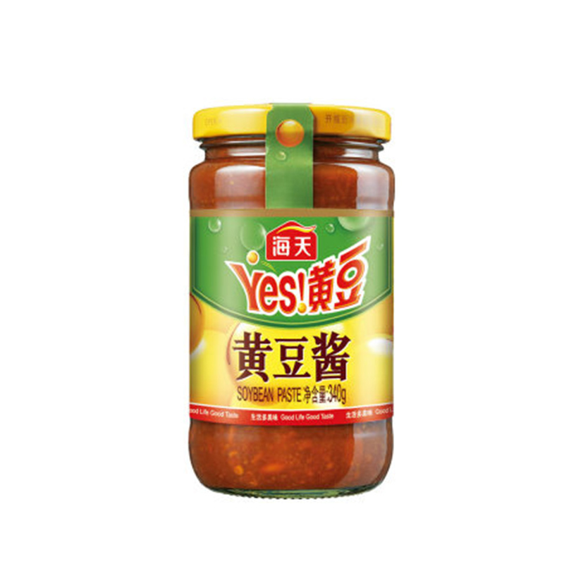 海天 黄豆酱340g 中华老字号豆瓣酱甜面酱(100瓶起订,低于起订量不发货)