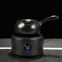 苏氏陶瓷陶瓷茶壶 煮茶器 侧把壶煮茶壶 侧把壶(黑色)
