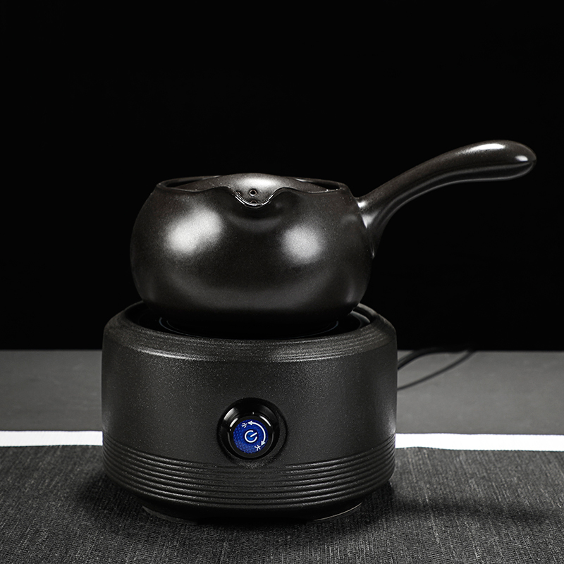 苏氏陶瓷陶瓷茶壶 煮茶器 侧把壶煮茶壶 侧把壶(黑色)