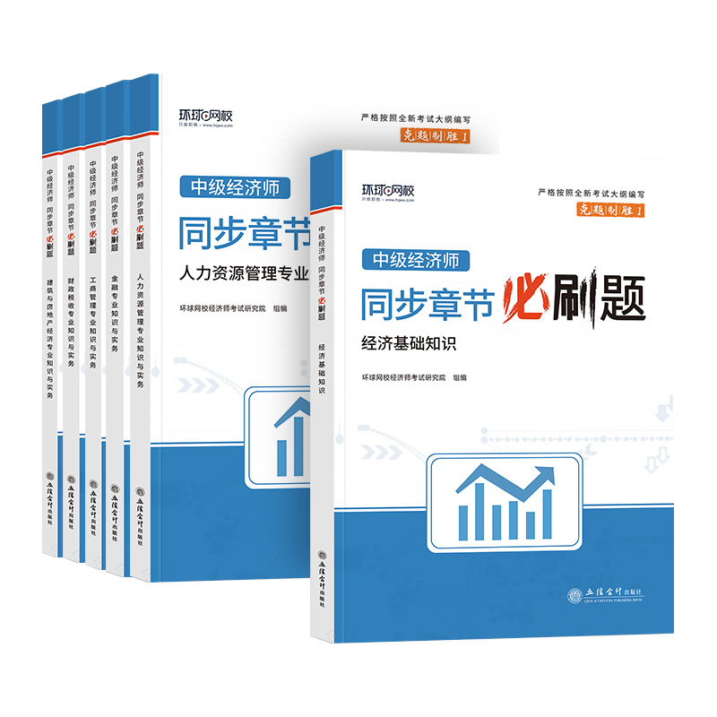 全2科[基础+人力]同步章节必刷题 [正版]备考2025年中级经济师考试用书同步章节必刷题经济基础知识人力资源管理工商金高清大图