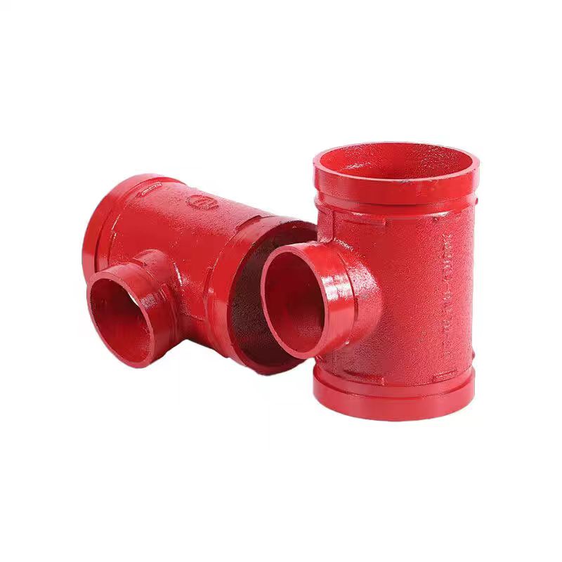 盛京联硕 沟槽卡箍异径三通 DN300×150 ( 325×165mm ) 个高清大图