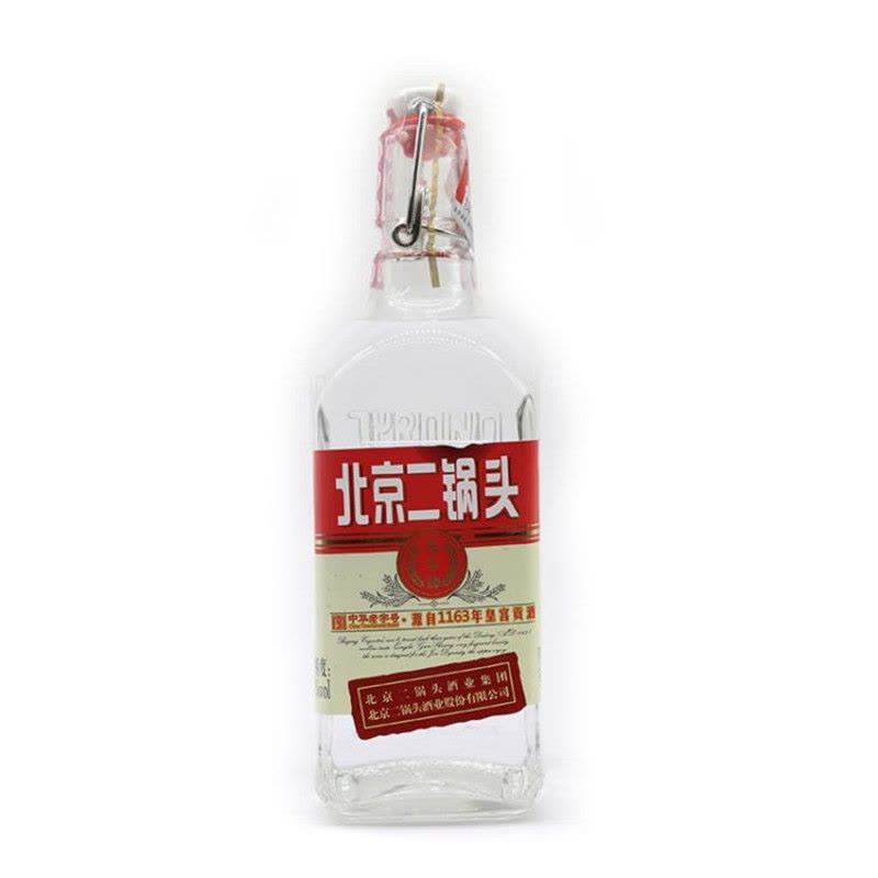 永丰牌北京二锅头清香型白酒(出口型小方瓶)永丰二锅头42度500ml*12瓶红