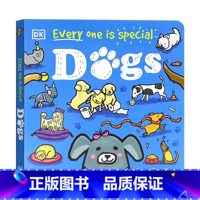 [正版]DK 每只狗狗都是特别的 英文原版绘本 Every One Is Special Dogs 做自我 亲子共读高清大图