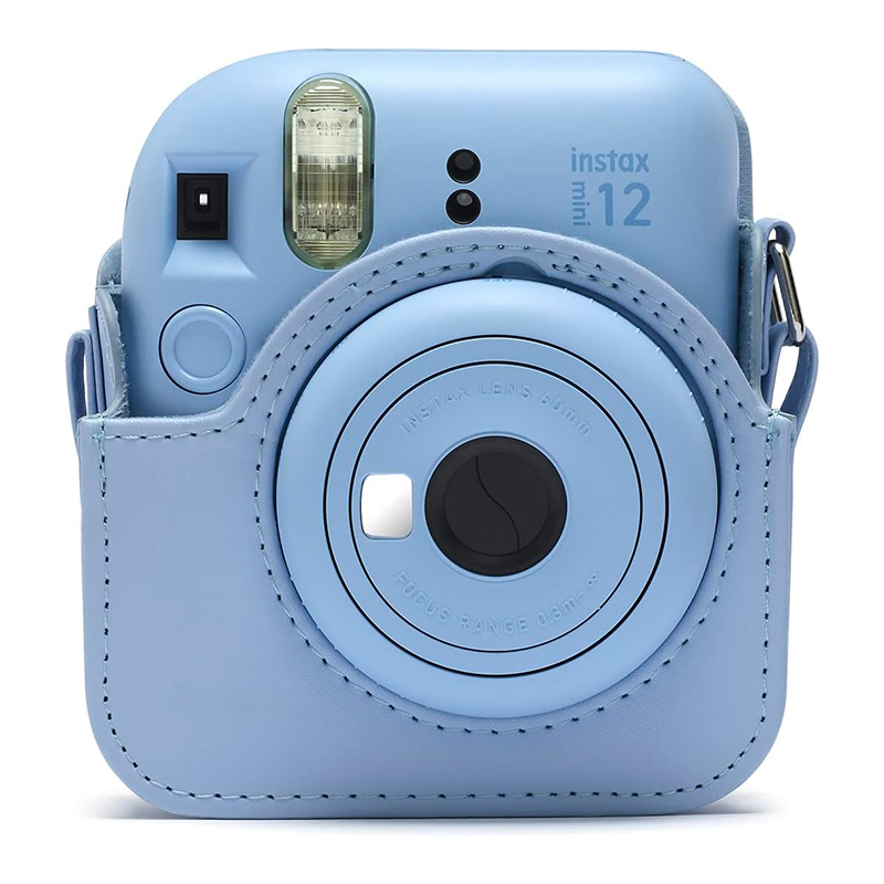 富士fujifilminstaxmini12系列新款紧凑型即时相机拍立得相机保护套淡