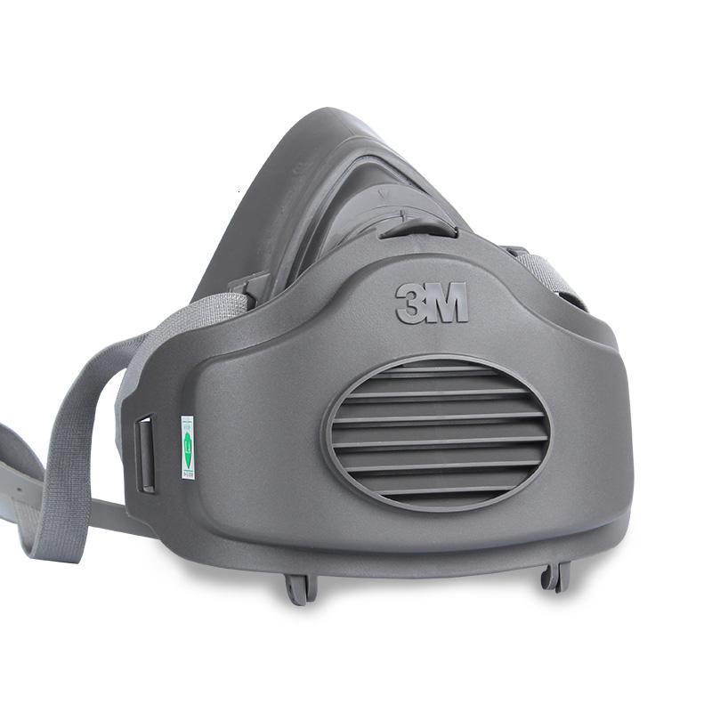 3M3200防尘口罩 防尘面具罩面具 工业粉尘防霾防灰尘打磨装修煤矿防尘 过滤棉KN95防护等级