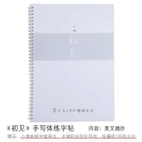 手写体硬笔练字帖成人行楷行书速成女生大学生小清新钢笔临摹字帖 初见手写体字帖