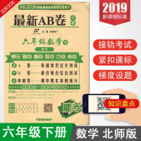 包邮 2019春*AB卷六年级数学下册试卷北师大版单元测试卷小学6年级下数学同步训练ab卷期中检测卷期末冲刺模拟考试卷子