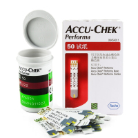罗氏(ROCHE)卓越金采型血糖家用智能免调码虹吸式德国进口金锐纤巧试纸50片+50支采血针【不含血糖仪】