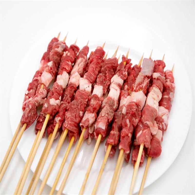 游牧御品 大漠牛肉串500g /袋 阿拉善戈壁草原黄牛上脑肉 烧烤食材 BBQ