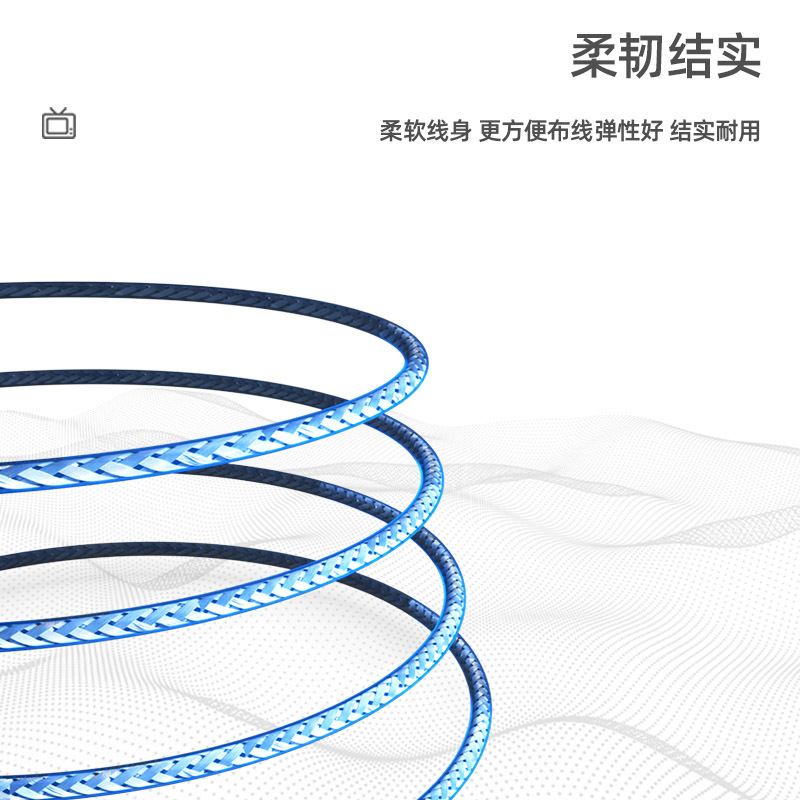 千天(QANTOP)有线电视线信号线闭路TV线高清机顶盒连接线 双公制螺纹F直头20米QT-TV007