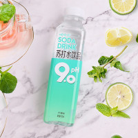 娃哈哈 pH9.0柠檬味苏打水500ml*15瓶/箱 弱碱性(新老包装随机发货)
