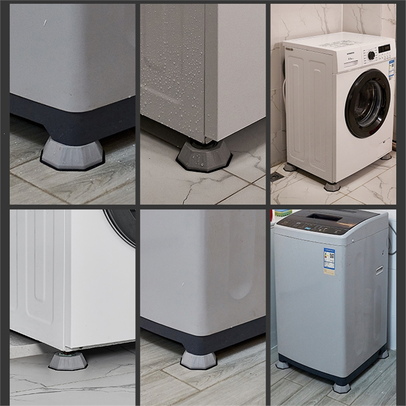 古达滚筒洗衣机底座架子垫高可调节全自动冰箱通用固定防震置物架托架
