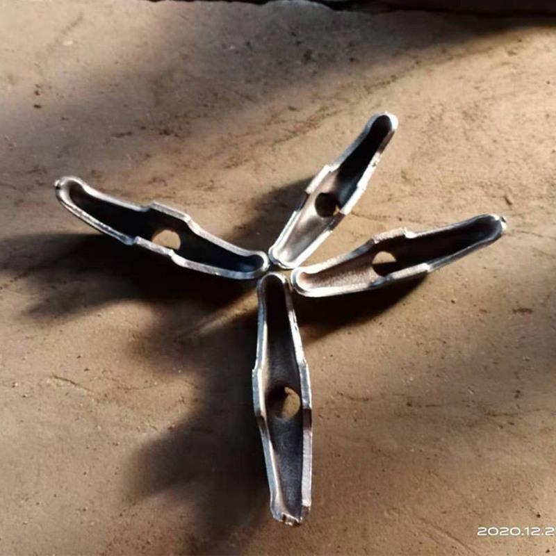 山型卡蝴蝶扣元宝卡加固加厚钢管卡子山形卡扣40斤10个