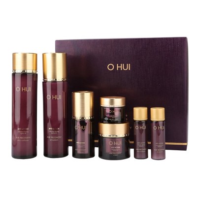 【苏宁自营】OHUI欧蕙时光菁纯焕颜系列礼盒7件套（380ml）滋润焕颜 化妆品护肤礼盒
