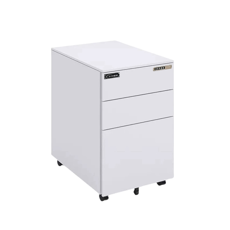 酷美智悦 办公桌下活动柜三抽密码锁390*500*600mm KM-JZ509 个高清大图