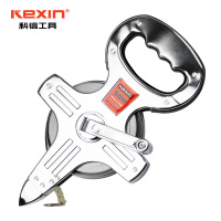 科信(kexin) 钢壳镀铬架式钢卷尺 架式测量工程尺手提尺插尺 50M KX711050 1把
