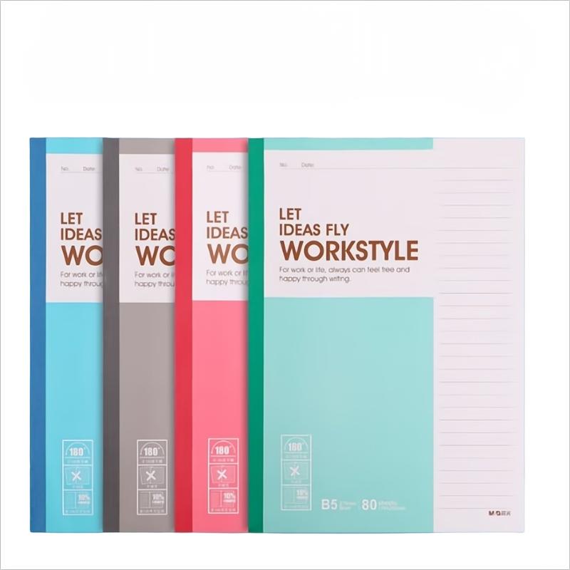 晨光(M&G)APYJT411笔记本 Capable-B5无线装订本80页/本 411 8本装高清大图