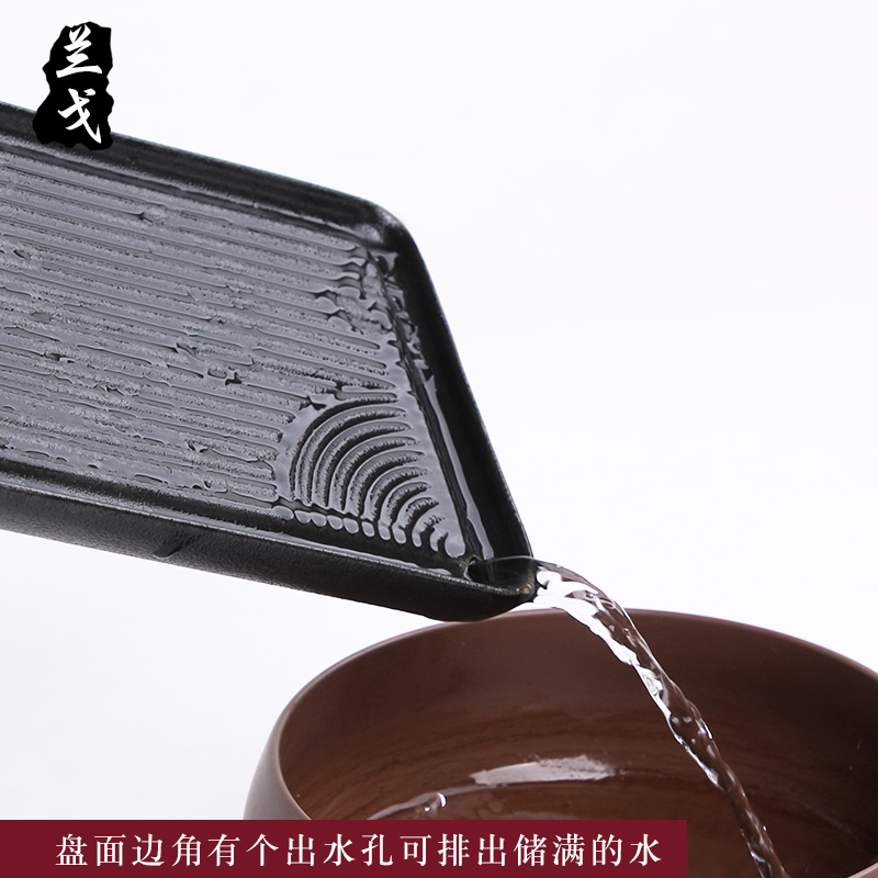 美帮汇紫砂旅行茶具套装 陶瓷功夫快客杯日式户外便携背包定制LOGO高清大图