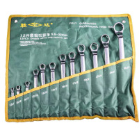 胜达 挂袋套装梅花扳手 12件套(5.5-32mm)
