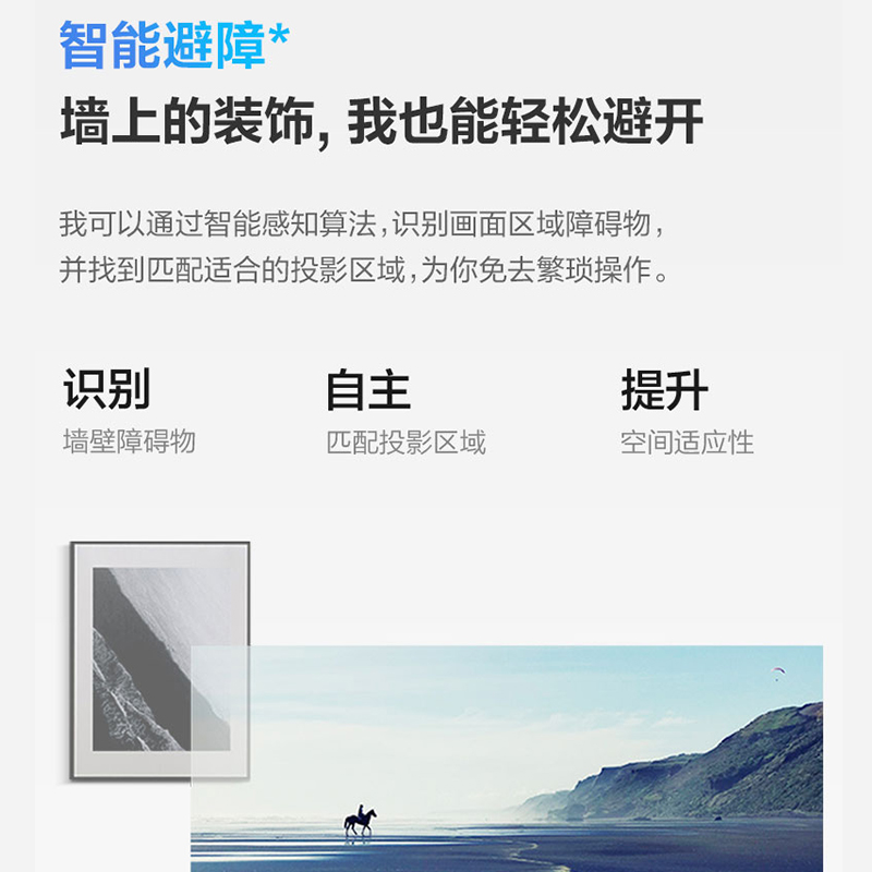 [王一博代言同款]联想小新520巧克力智能投影仪家用1080P高清智能小型投影机卧室客厅3D大屏家庭影院护眼高清大图