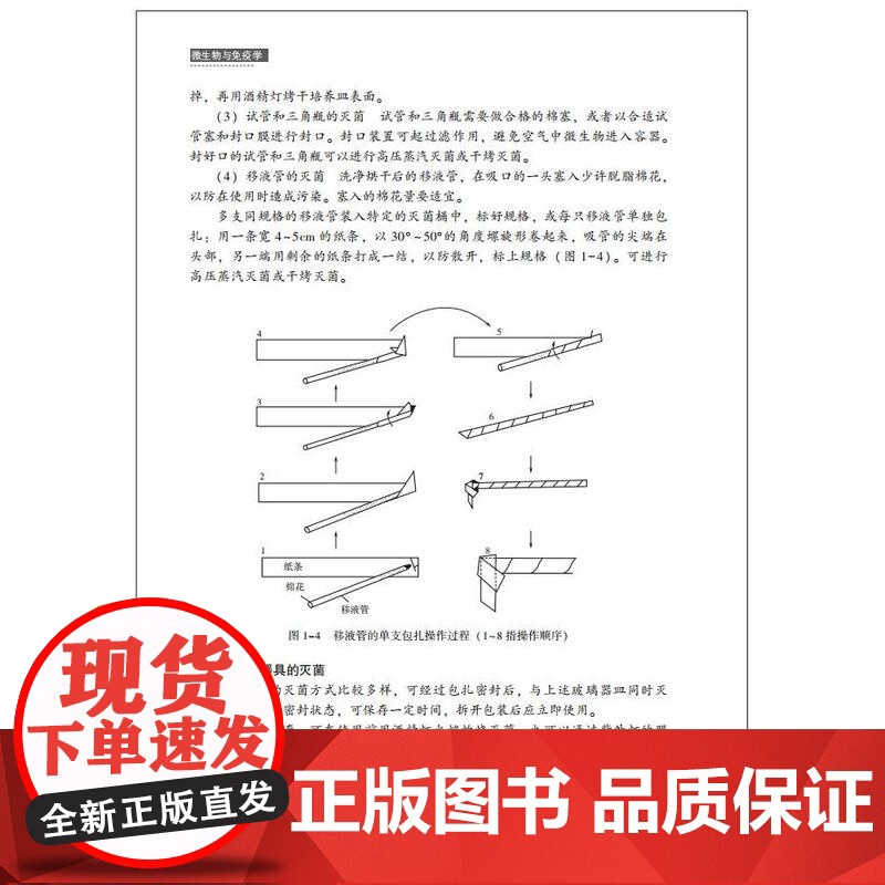 教材.微生物与免疫学高等职业教育生物技术类专业教材徐瑞东周志娟出版年份2024年最新印刷2024年8月版次1最高印次1教高清大图