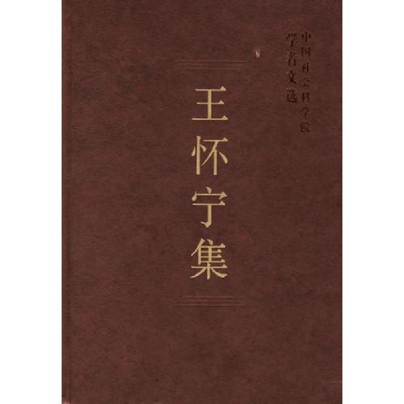 正版新书]王怀宁集/中国社会科学院学者文选中国社会科学院科研高清大图