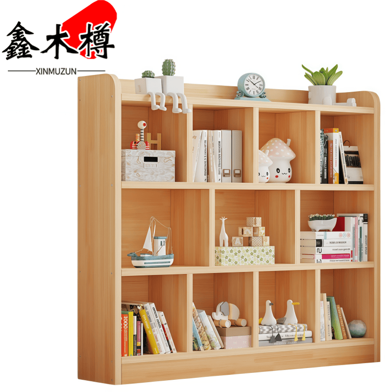 鑫木樽书架120*30*120cm个高清大图