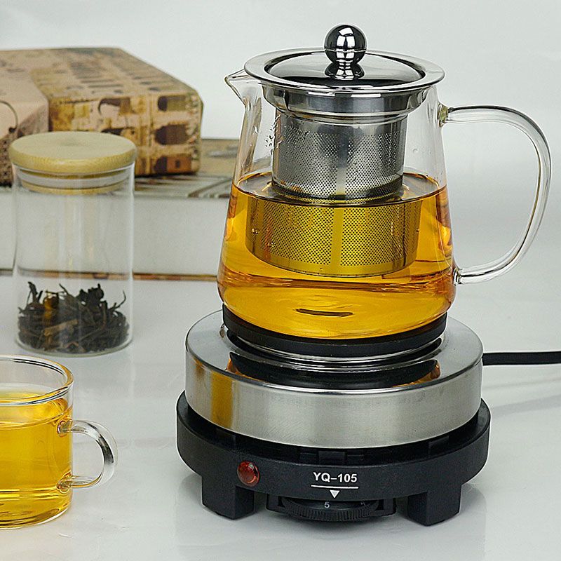 玻璃单壶电热炉煮茶壶套装耐高温泡茶具普洱过滤壶家用烧水壶加>800