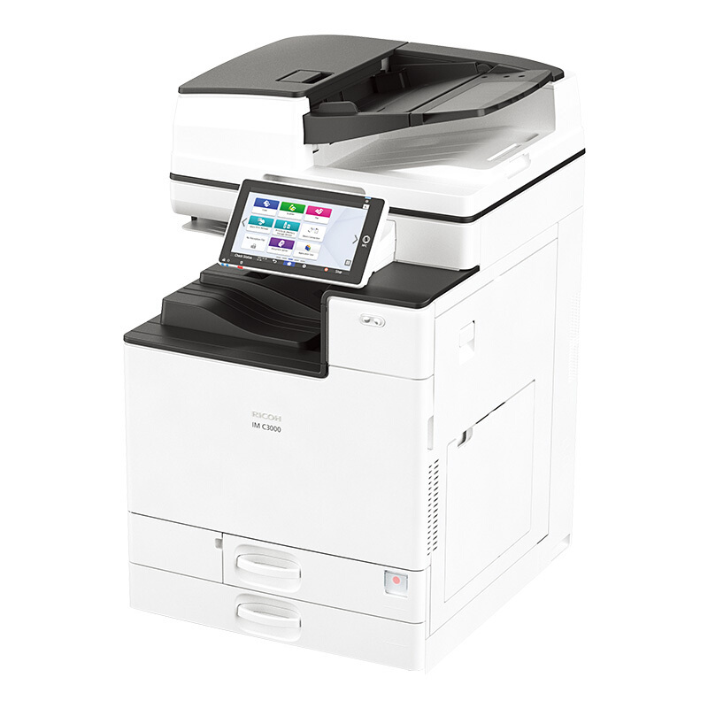 理光(Ricoh) IM C3000 A3彩色数码复合机打印机复印扫描大型商务办公(30页/分钟)主机+输稿器