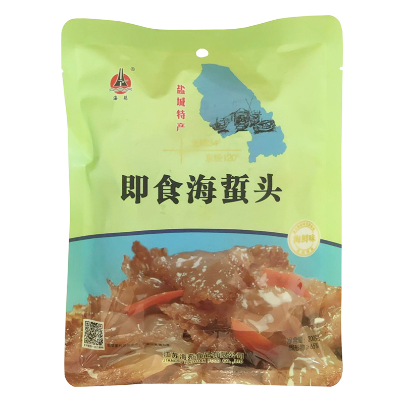 【江苏乡村振兴】【财政集采】【滨海】海苑即食海蜇头（海鲜味） 200g*1袋