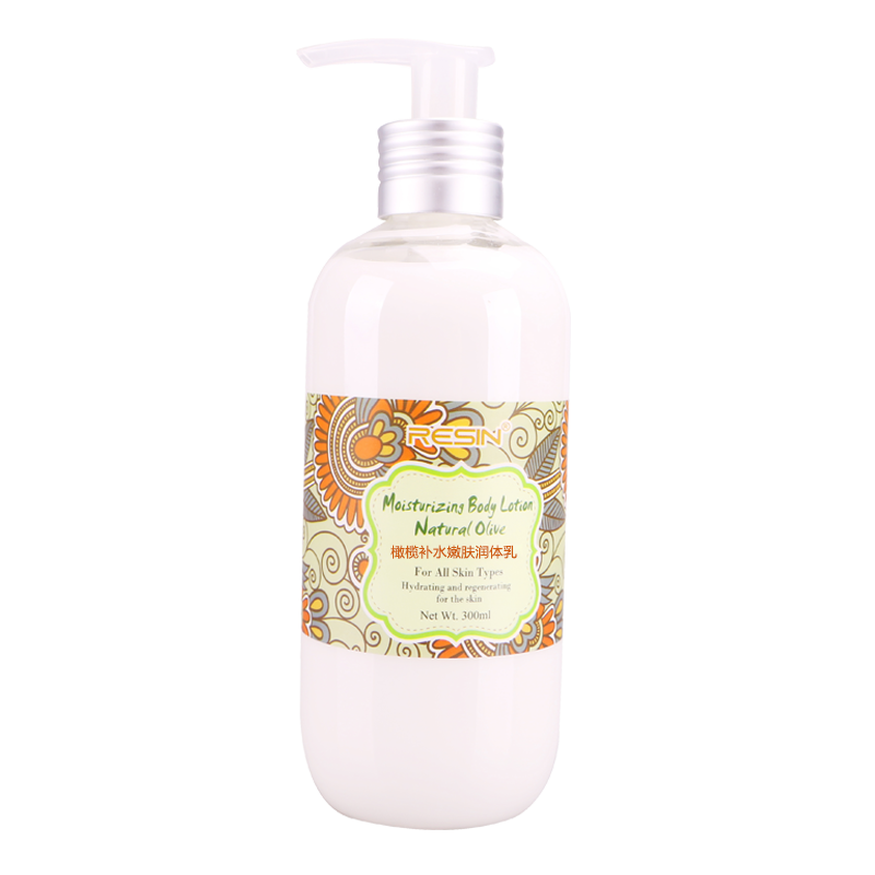 RESIN语欣橄榄滋润营养身体润肤乳300ml 橄榄精华保湿补水润肤霜 各种肤质男女通用