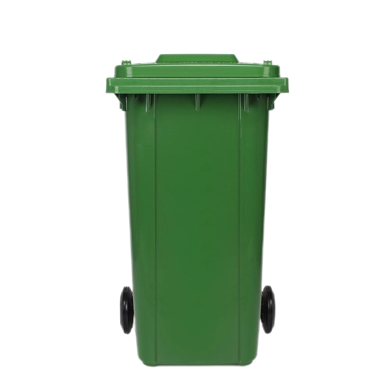 东升美辰 120L加厚挂车带轮带盖垃圾箱 DS-BH179 个高清大图