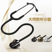 Carent凯伦特听诊器医用医生专用专业听诊器钟型儿童儿科听筒胎心钛黑