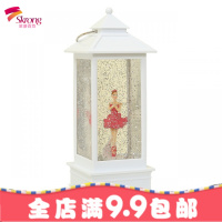 周幼琳抖音同款圣诞雪花水晶盒水晶球许愿风灯摆件结婚的生日