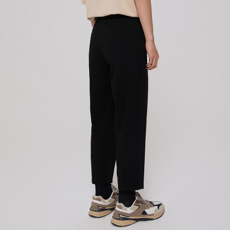 1件5折价170美特斯邦威黑色九分裤男休闲裤运动男士户外舒适653063