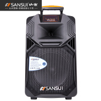 山水(SANSUIS )SS1-08系列户外广场舞移动拉杆电瓶音响大功率舞台蓝牙插卡音箱