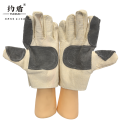 约盾 贴皮加固耐磨防油渍三层帆布手套 FYI006/双