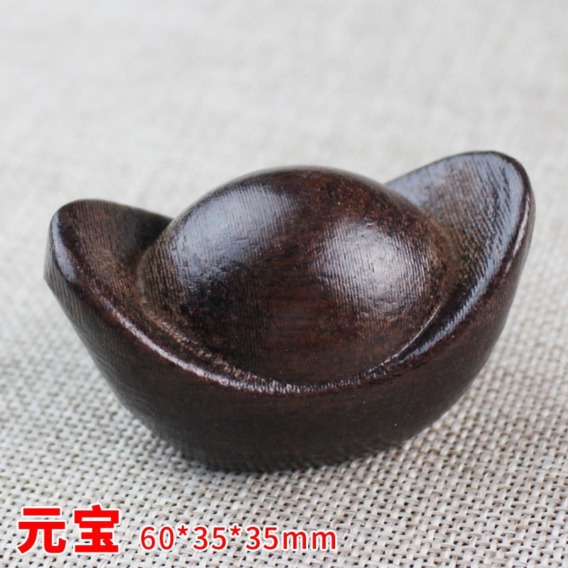 天然皮灰木雕手把件越南土沉香木皮黑文玩核桃葫芦貔貅狮子头招财