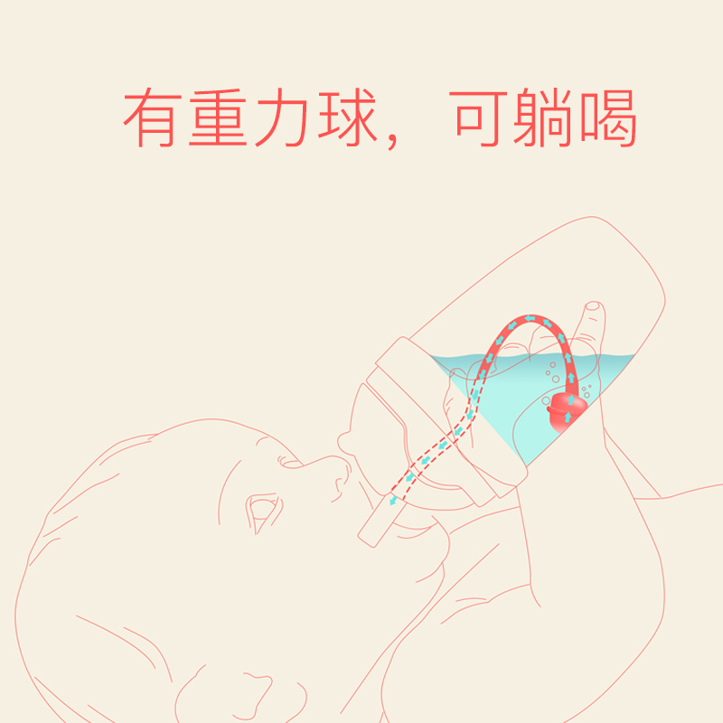 babycare宝宝婴儿学饮杯防漏防呛6-18个月吸管水杯防摔儿童鸭嘴杯210ml 樱粉 2680高清大图