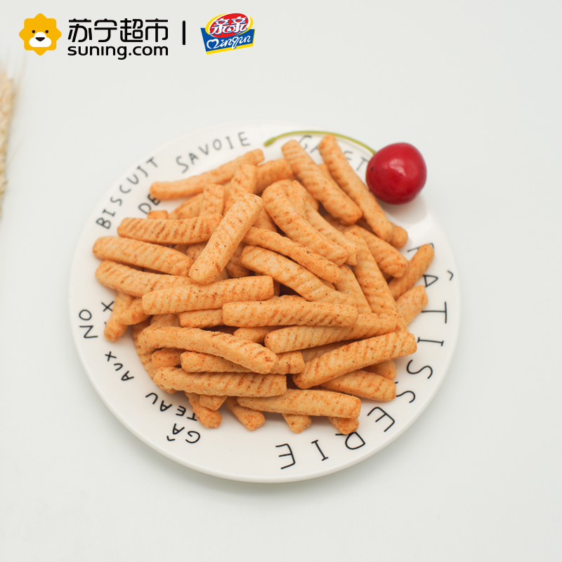 亲亲 膨化食品 虾条簋街爆辣小龙虾味40g（休闲零食）