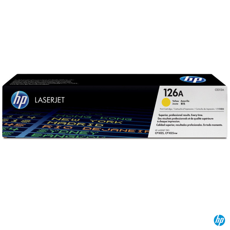 惠普（HP） 黄色墨盒 CE312A 126A (单位：盒）