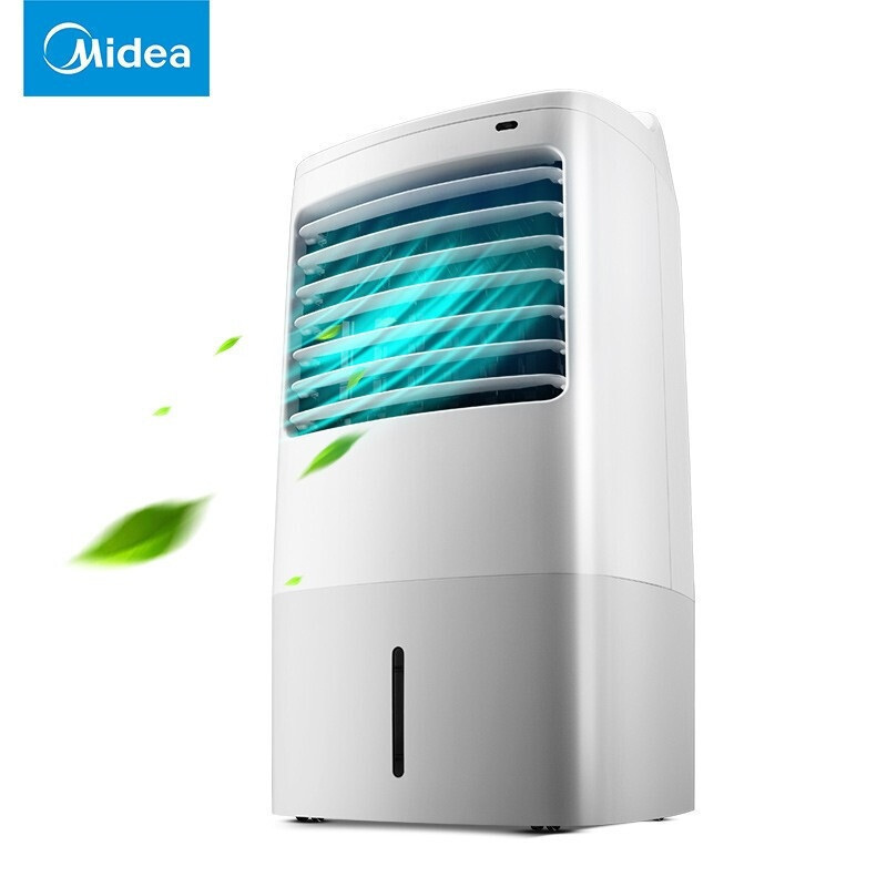 美的（Midea）空调扇单冷扇家用冷气风扇电风扇智能摇控AC120-16AR
