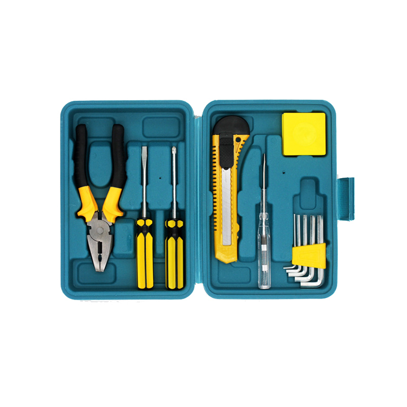 深蕨利生sj8012a家居常备五金工具组合套装迷你12件小套维修工具盒