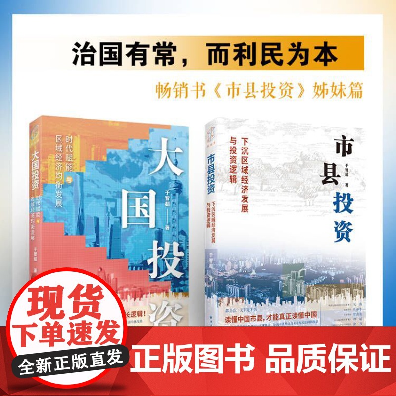 市县投资:下沉区域经济发展与投资逻辑/大国投资:时代赋能与区域经济均衡发展 于智超作品投资新视界丛书上海人民出版社经济理高清大图