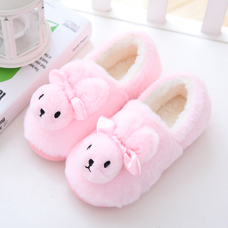 盛世尼曼棉拖鞋女包跟可爱毛绒冬季室内家居鞋秋冬加厚保暖厚底防滑