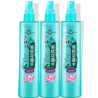 六神 花露水喷雾驱蚊花露水蚊不叮180ml*3瓶冰莲清香型不含避蚊胺清凉舒缓祛痱清新空气型驱蚊花露水